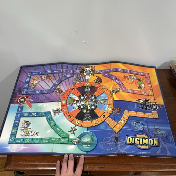 Digimon Digital Monsters Ultimate Adventure Board Game - READ Missing 2 Tokens - Picture 4 of 16